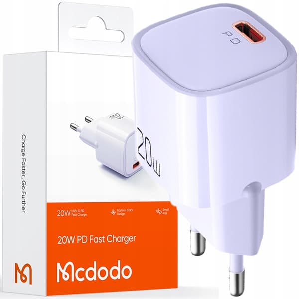 MCDODO SNABB LITEN USB-C 20W LADDARE FÖR IPHONE