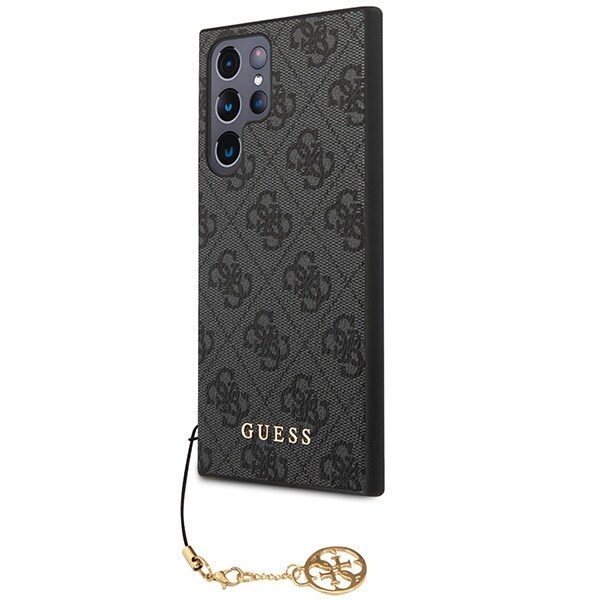 Guess GUHCS23LGF4GGR S23 Ultra S918 veske - grå hard veske 4G Charms Collection