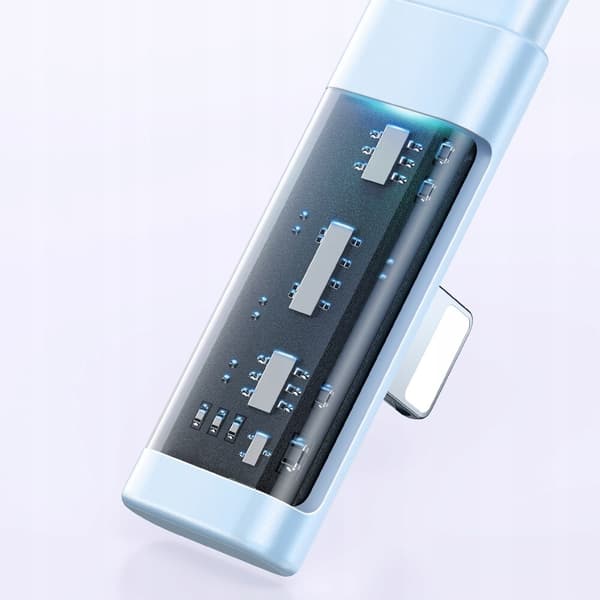 MCDODO ANGLE USB-C LIGHTNING FLAT KABEL 36W IPHONE 13 14 BLÅ 1M