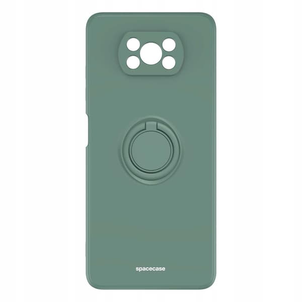Spacecase Silikonecase Ring För Poco X3 Pro Nfc Mörkgrön Skydd