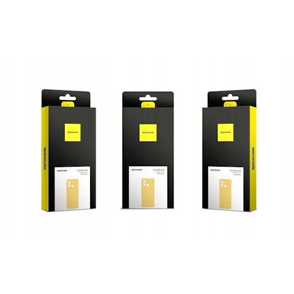 Spacecase Silikonfodral För Xiaomi Redmi 12C Yellow