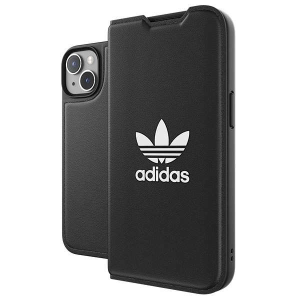 ADIDAS OR BOOKLET CASE BASIC ETUI TIL IPHONE 14 - SORT OG HVID