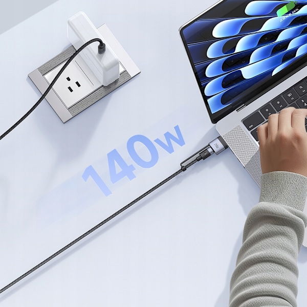 MCDODO LADDNINGSADAPTERKABEL MACBOOK AIR PRO USB-C MAGSAFE 3 140W 2M