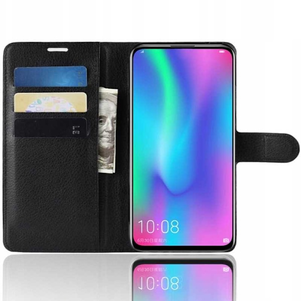 Litchi Fodralskydd För Huawei P Smart Z Svart Skydd