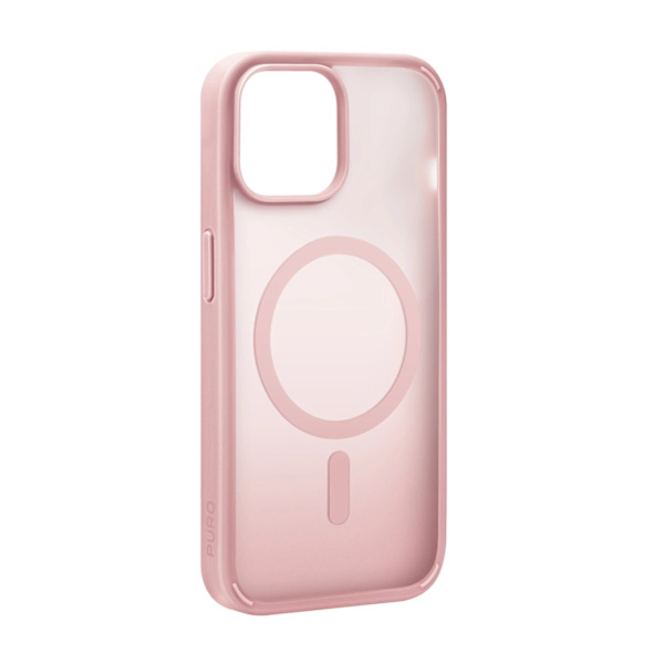 PURO GRADIENT MAGSAFE SILIKONETUI TIL IPHONE 15 PLUS - PINK