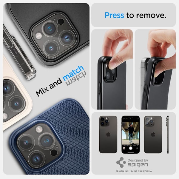 CAMERA PROTECTION SPIGEN OPTIK.TR CAMERA PROTECTOR 2-PACK IPHONE 14 PRO / 14 PRO MAX CRYSTAL CLEAR