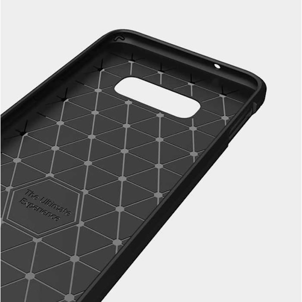 Spacecase Case Carbon Case För Samsung Galaxy S10E Svart