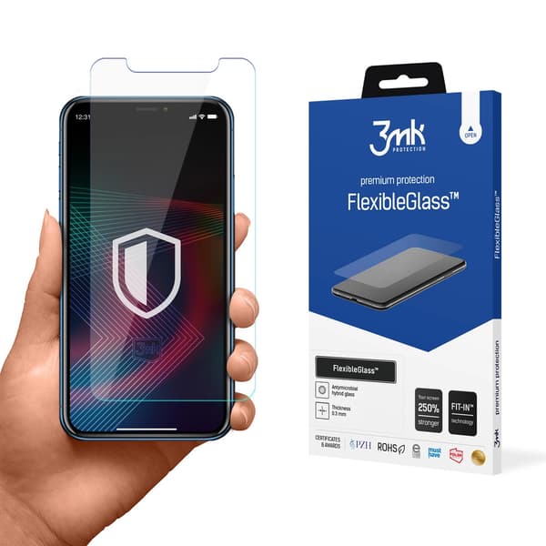 3MK FLEXIBLEGLASS HYBRID GLAS TIL IPHONE XR