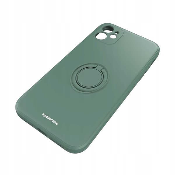 Spacecase Silikonring För Iphone 11 Grön Skydd