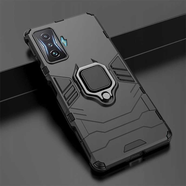 Spacecase Case Cover Till Poco F4 Gt X-Ring Svart