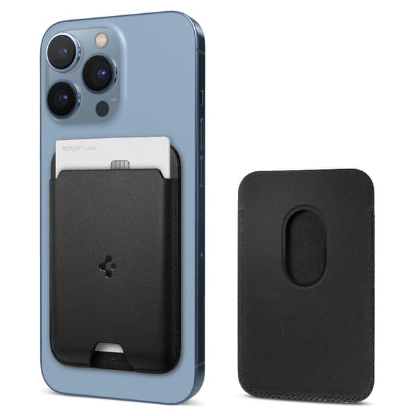 SPIGEN VALENTINUS MAGSAFE UNIVERSAL MAGNETISK KORT SORT