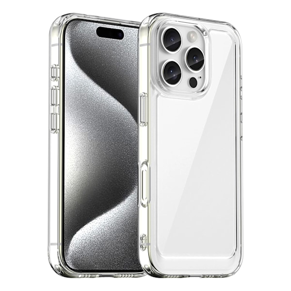 OUTER SPACE COVER MED GELRAMME TIL IPHONE 16 PRO MAX - GENNEMSIGTIG