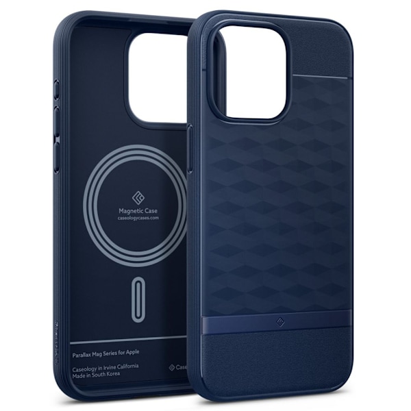 CASEOLOGY PARALLAX MAG MAGSAFE IPHONE 15 PRO MAX MIDNAT BLÅ