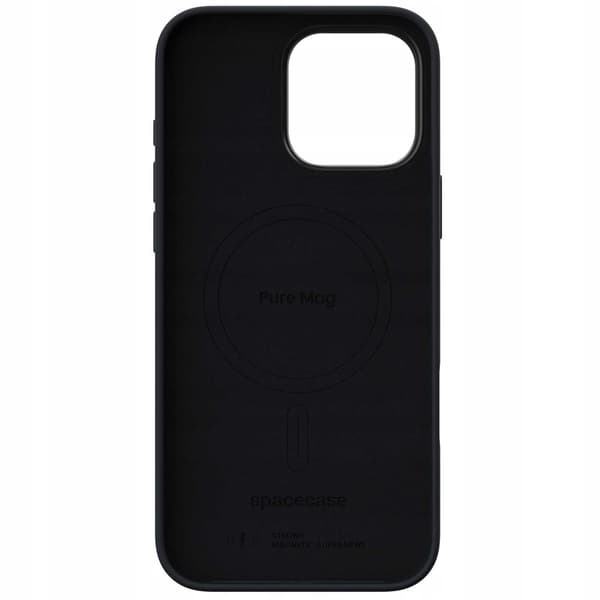 Spacecase Case Cover Till Iphone 16 Pro Max Black För Magsafe
