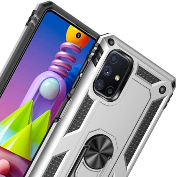 Spacecase Case Ring Nx Cover För Samsung Galaxy A41 Silver