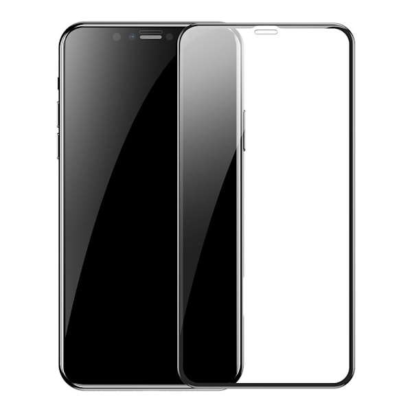 BASEUS 2 GLASS MED RAMME IPHONE 11 PRO / IPHONE XS / IPHONE X BLACK