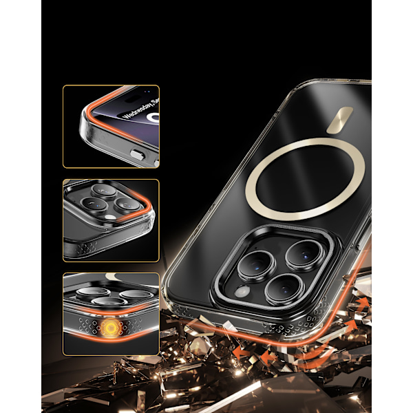 Innostyle Magnetfodral Förstärkt Fodral För Magsafe Iphone 16 Pro