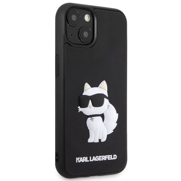 KARL LAGERFELD RUBBER CHOUPETTE 3D ETUI TIL IPHONE 14 PLUS - SORT