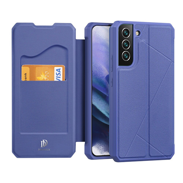 DUX DUCIS Skin X-deksel med klaff for Samsung Galaxy S22+ (S22 Plus) blå