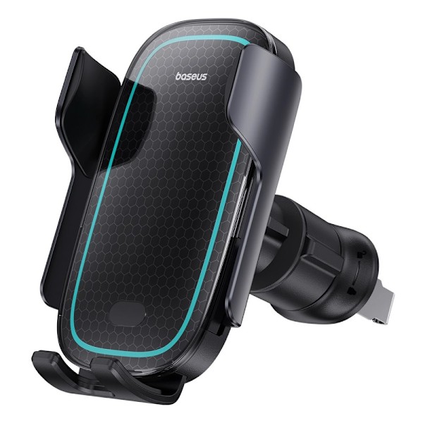Baseus Milky Way Pro Series BS-CM023 bilfeste for grill? lufttilførsel med 15W induktiv lader - sort