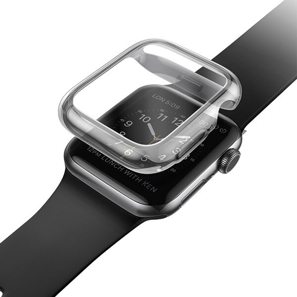 UNIQ Garde-deksel for Apple Watch Series 4/5/6/SE 44mm. grå/røykgrå