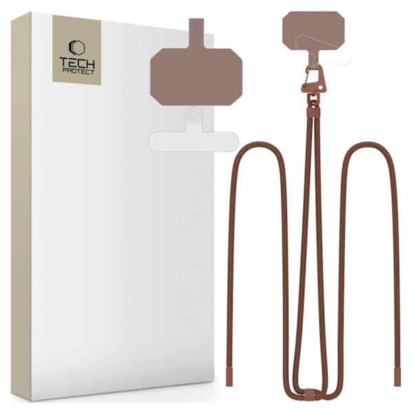 TECH-PROTECT C5S ROPE CROSSBODY STRAP CHOKOLADEBRUN