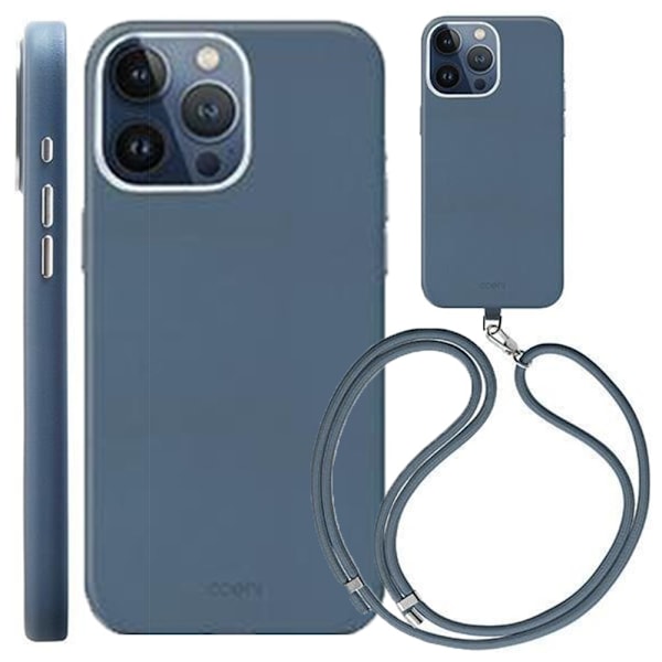 UNIQ-deksel Coehl Muse iPhone 15 Pro Max 6.7 Magnetisk lading blå/safirblå