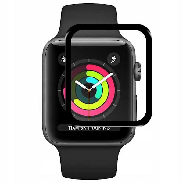 Rymdskydd Hybrid Härdat Glas För Apple Watch 38Mm Skärmskydd