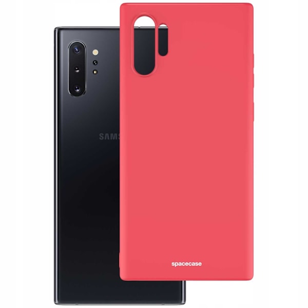 Spacecase Silikonfodral För Samsung Galaxy Note 10+ Rött Skydd