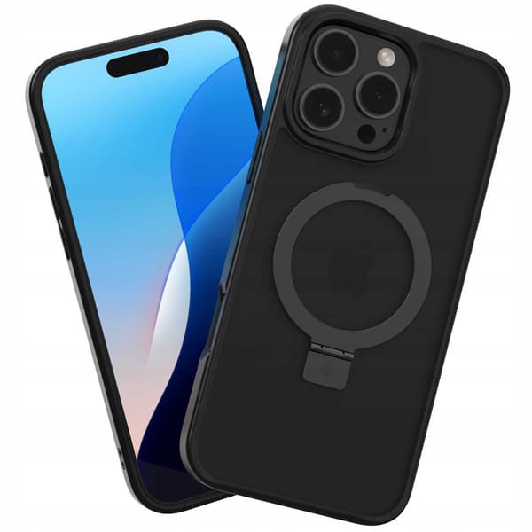 Spacecase Case Cover För Iphone 16 Pro Max För Magsafe Black
