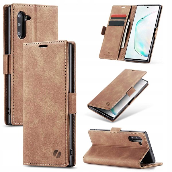 Spacecase Case Galaxy Note 10 Skydd För Samsung Ljusbrun