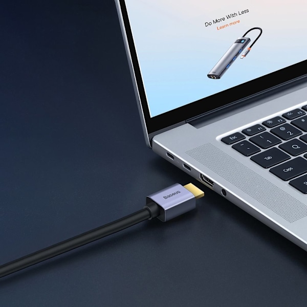 Baseus High Definition Series HDMI 2.0-kabel 4K 60Hz 1,5m svart (WKGQ020101)