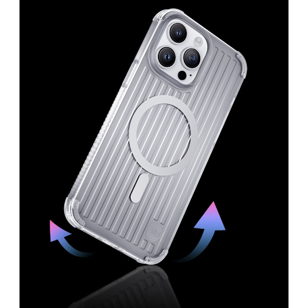 Kingxbar PQY Go Out-serien magnetisk deksel for iPhone 14 Plus MagSafe laserfarge