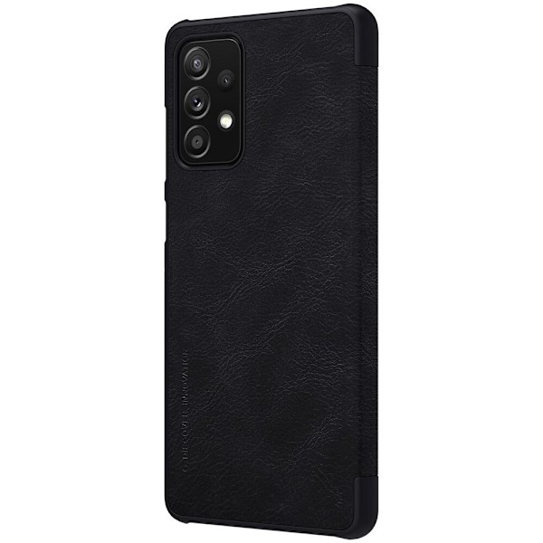 Nillkin Qi lærveske til Samsung Galaxy A72 4G svart