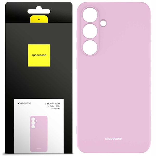Spacecase Silikonecase Till Galaxy S24+ Case Lilac Cover