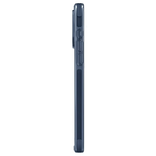 UNIQ Combat iPhone 15 Pro Max 6,7" skal Magclick Laddar mörkblått/rökblått