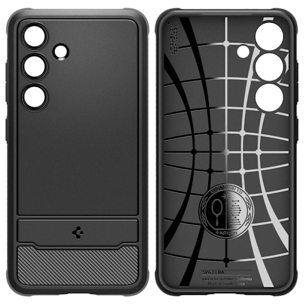 SPIGEN RUGGED ARMOUR ETUI TIL SAMSUNG GALAXY S24 - MAT SORT