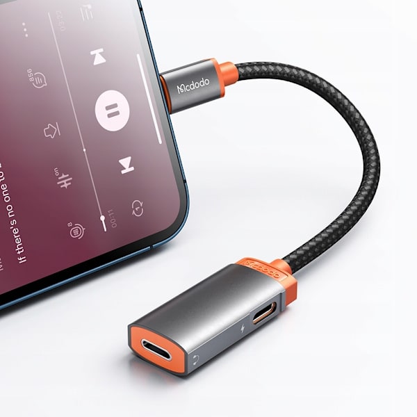 MCDODO ADAPTER 2X LIGHTNING KABEL IPHONE X 11 12 13 14 PRO MAX