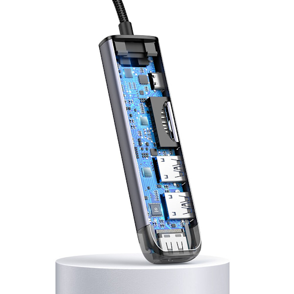 Laptop HUB Mcdodo 6in1 USB-C RJ-45 VGA HDMI 4K för Macbook HU-7740