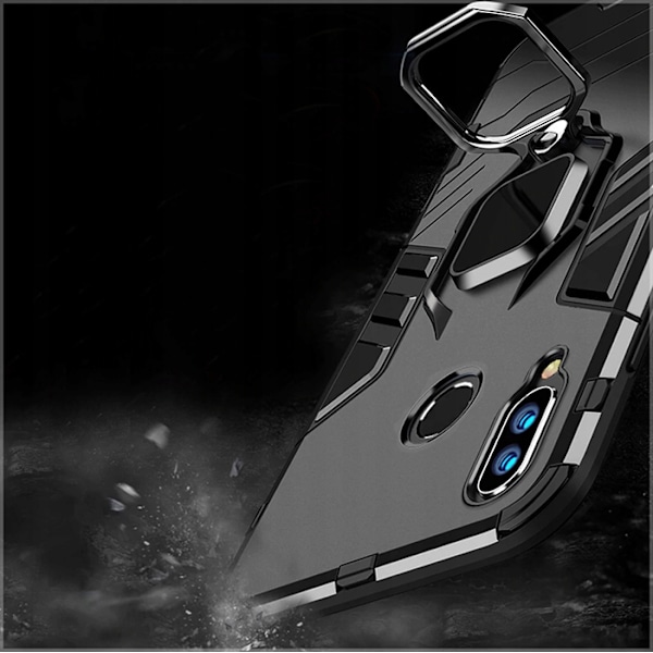 Spacecase Case Cover Till Huawei P Smart 2019 X-Ring Black