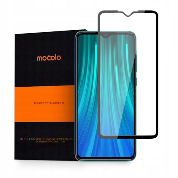 HERDET GLASS MOCOLO TG+FULLLIM XIAOMI REDMI NOTE 8 PRO BLACK