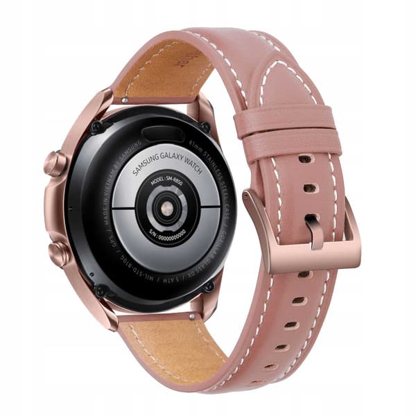 Spacecase Läderurrem 20 Mm Rosa För Apple Watch