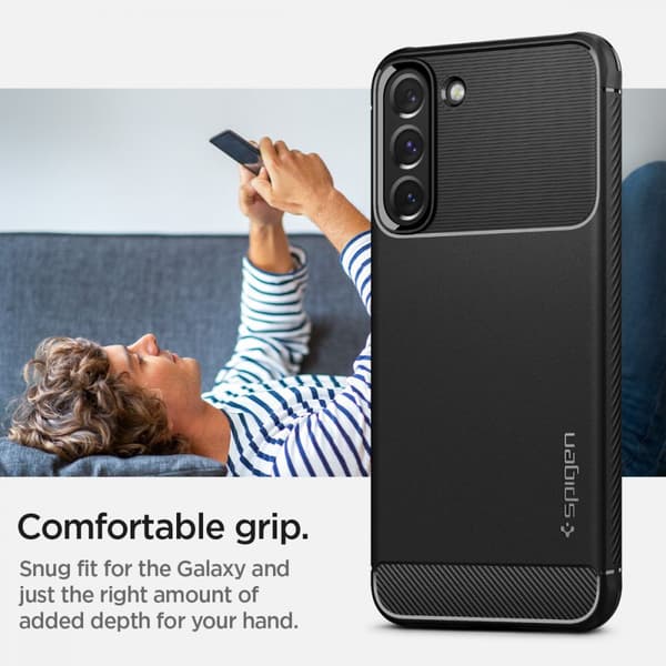 SPIGEN RUGGED ARMOR GALAXY S22 MAT SORT