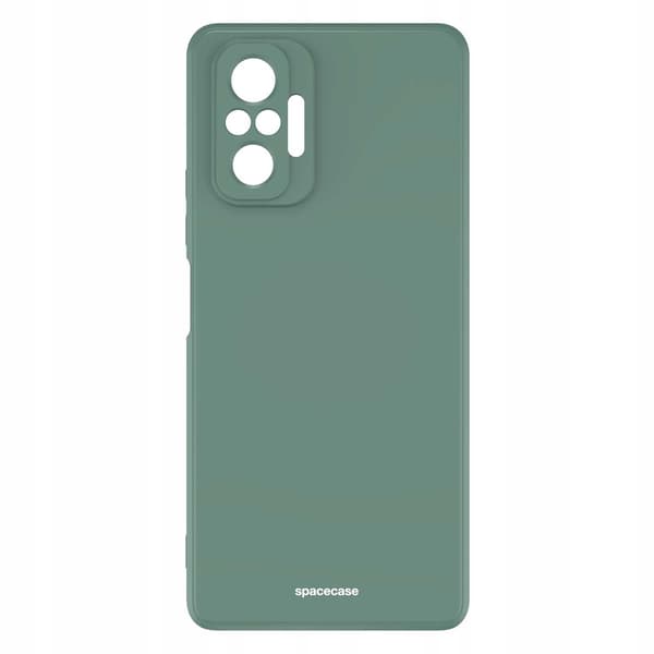 Spacecase Silikonfodral För Xiaomi Redmi Note 10 Pro Mörkgrön