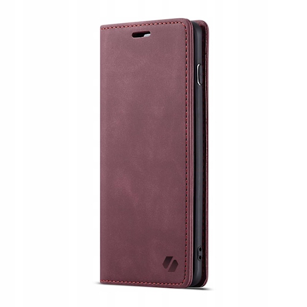Spacecase Väska Galaxy S10+ Rött Läder Telefonskäl