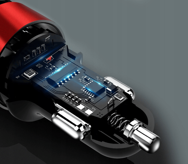 CO2 SNABB BILLADDARE USB QC 3.0 LED BATTERISPÄNNINGSMÄTARE