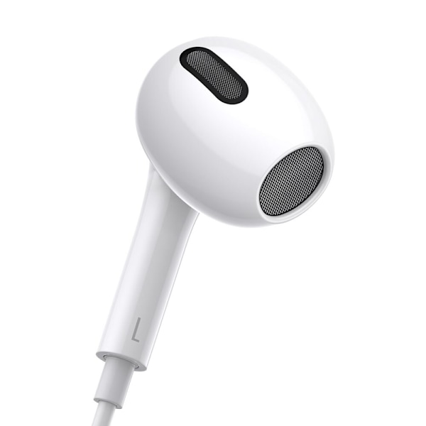 Baseus Encok H17 kablede hodetelefoner 3,5 mm minijack hvit (NGCR020002)