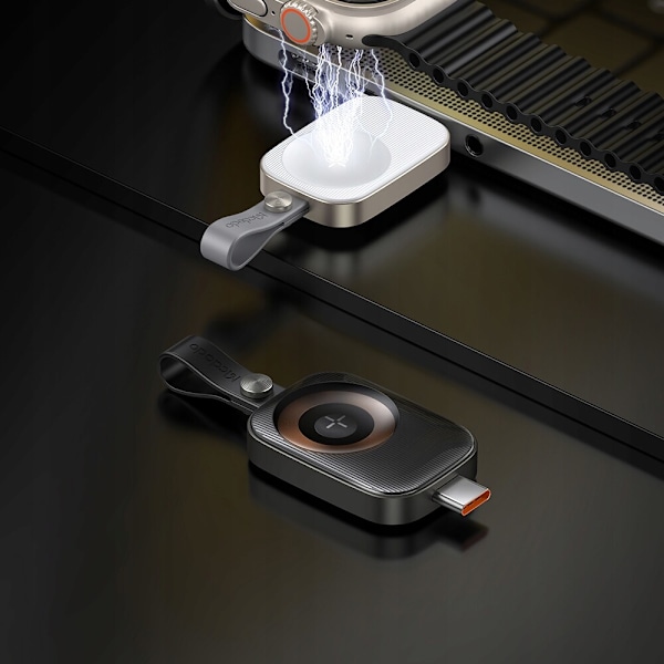 MCDODO USB-C INDUKTIV KLOCKLADDARE FOR APPLE WATCH 8 9 SE ULTRA STRAP