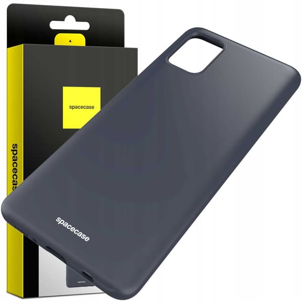 Spacecase Silikonskydd För Samsung Galaxy A71 Svart