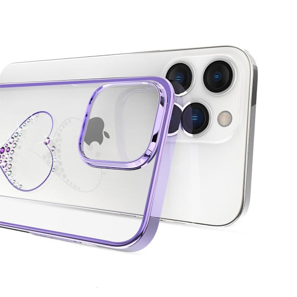 KINGXBAR CASE HOUSING COVER CASE TIL IPHONE 14 PLUS LILLA